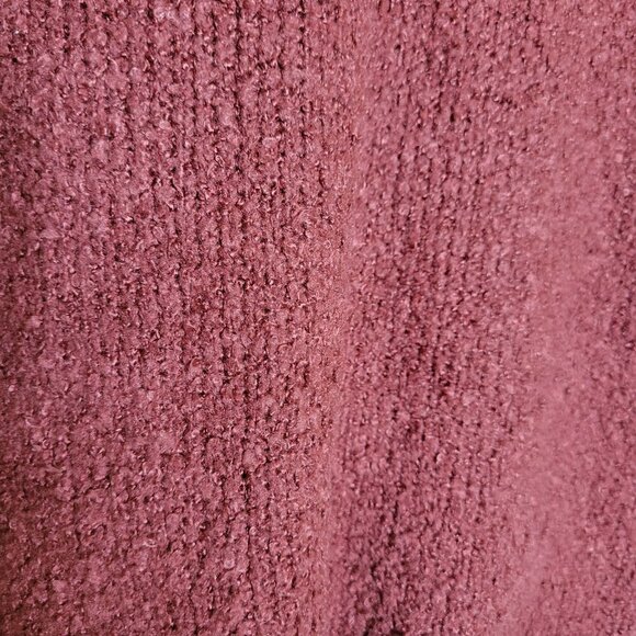 Urban Outfitters Women's S Oversized Slouch Sweater V-Neck Knit Cozy Burgundy Ma - Picture 10 of 10